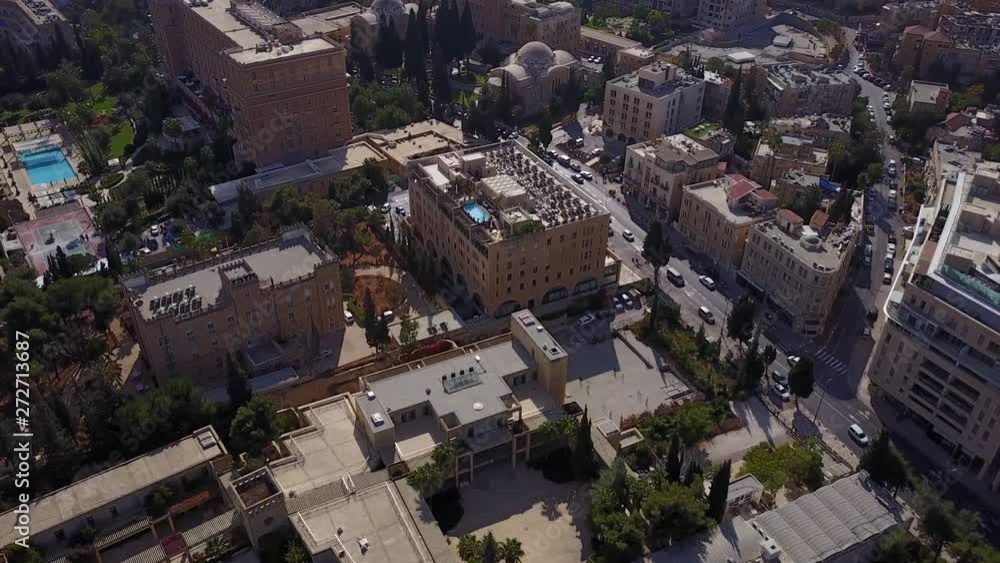 Flying over the center of modern Jerusalem. DJI-0040-04 Flying over the center of modern Jerusalem. DJI-0040-04
