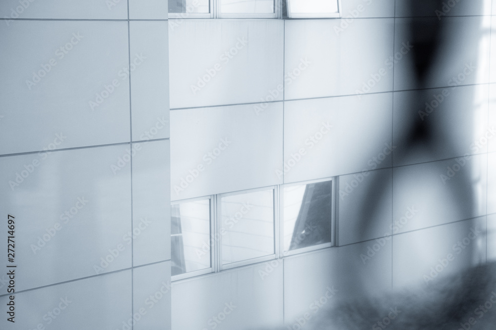 Obraz premium Building Business Skyscraper Window Reflection Office Wall