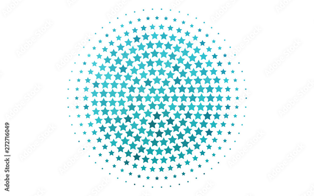 Light BLUE vector pattern with christmas stars. Light BLUE vector pattern with christmas stars.