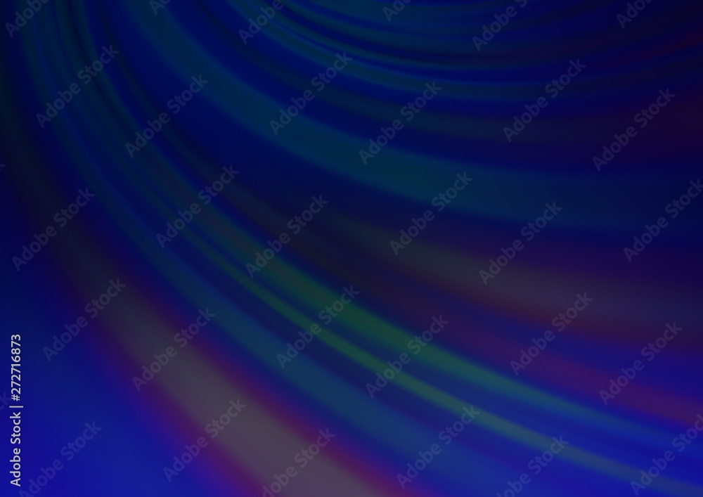 Dark BLUE vector bokeh pattern.