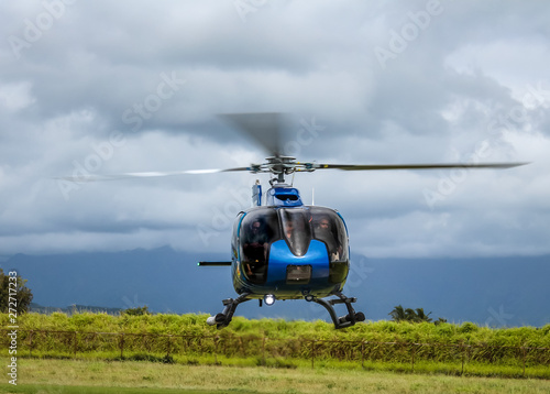 helicopter in flight