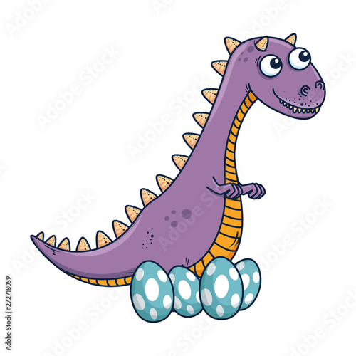 mother tyrannosaurus rex care of their eggs comic character
