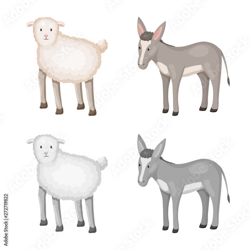 Vector illustration of breeding and kitchen  icon. Collection of breeding and organic  stock vector illustration.