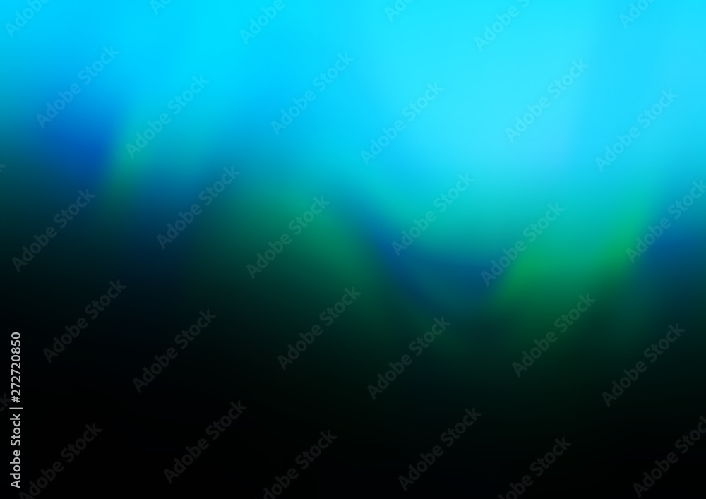 Obraz premium Light BLUE vector bokeh pattern.