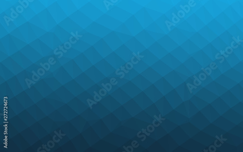 Light BLUE vector polygon abstract background.