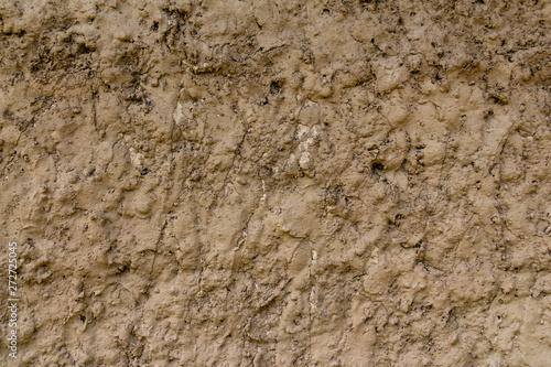 wall of concrete and brick with plaster texture