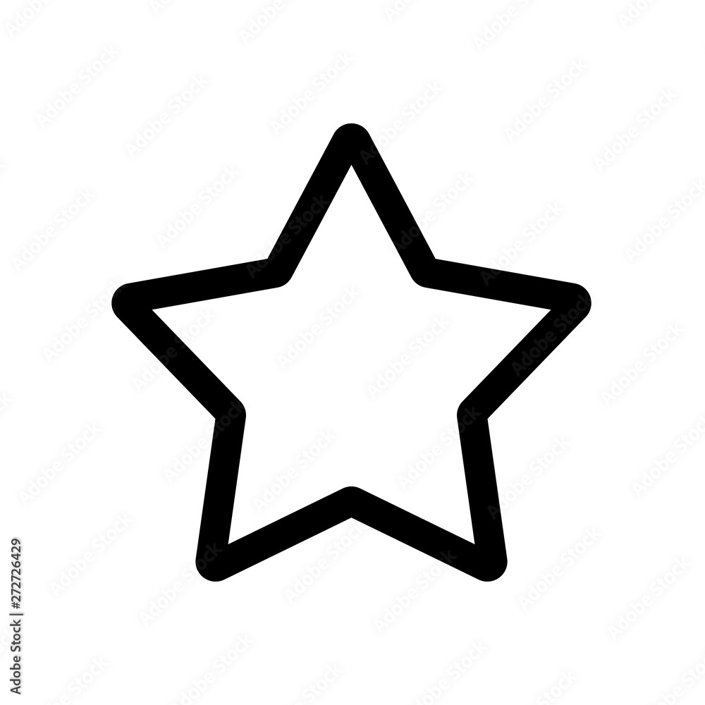 Star icon flat vector illustration design Star icon flat vector illustration design