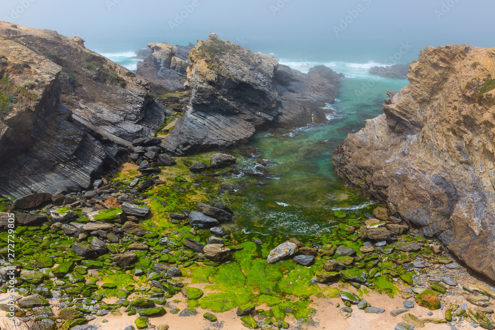 Obraz premium Porto Covo, Natural Park of Southwest Alentejo and Costa Vicentina, Alentejo, Portugal, Europe