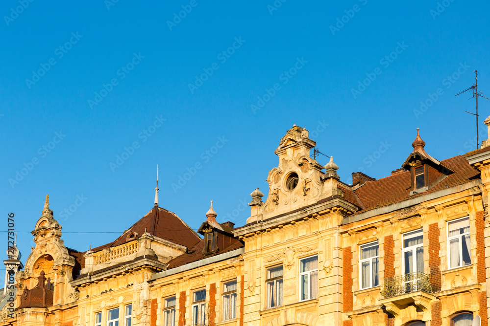 Fototapeta premium European Urban Sunrise