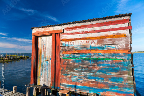 Porto Palafítico da carrasqueira, Troia peninsula, Alentejo, Portugal, Europe