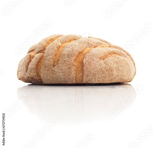 Fotografie Isolated Chocolate Mexican Concha Bread
