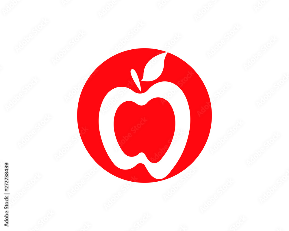 Red Apple vector illustration Red Apple vector illustration