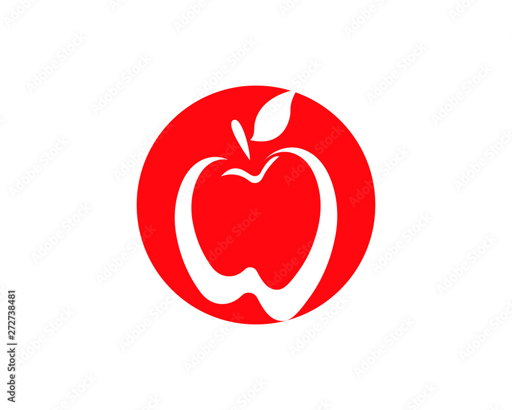 Red Apple vector illustration Red Apple vector illustration