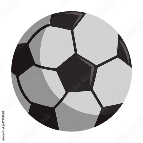 Soccer sport ball cartoon isolated symbol