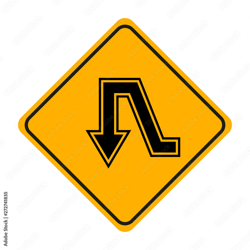 arrow road sign in yellow signage arrow road sign in yellow signage