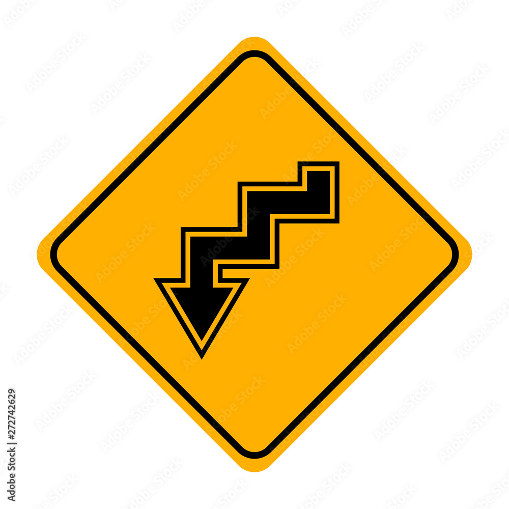 arrow road sign in yellow signage arrow road sign in yellow signage