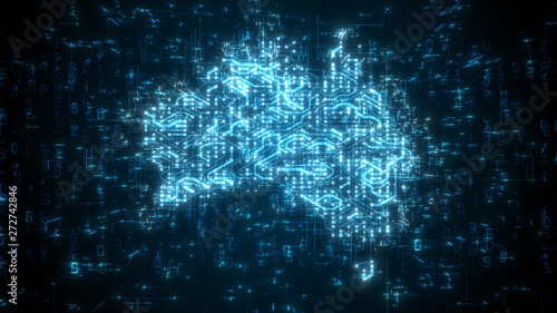 Wallpaper Mural Australia circuit board internet network security fast internet connectivity - Conceptual Render Illustration Graphic Torontodigital.ca