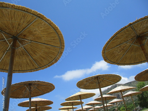 Fototapeta Naklejka Na Ścianę i Meble -  Beach Umbrellas