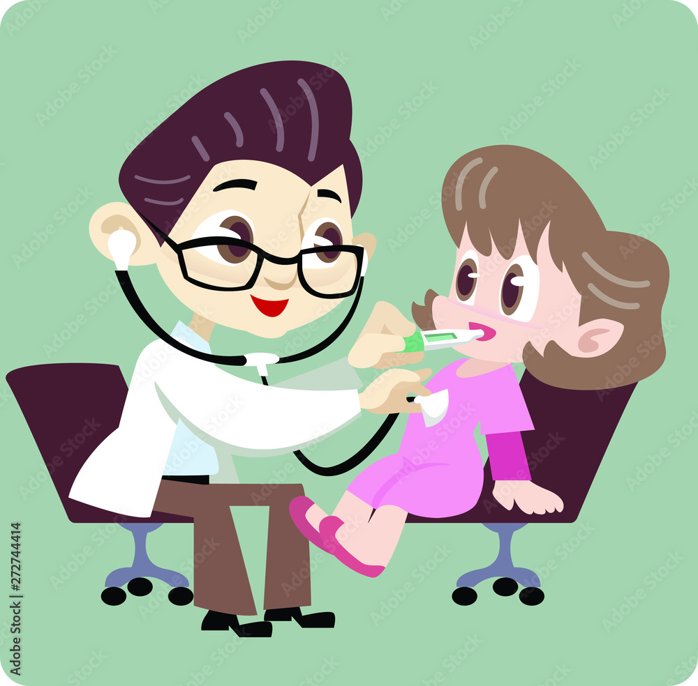 Doctor examines child Doctor examines child