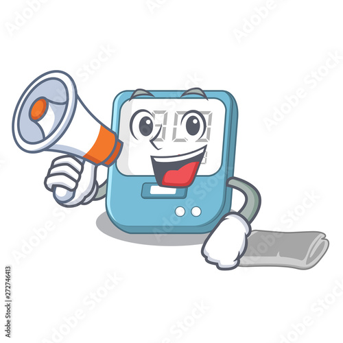 With megaphone blood pressure isolated with the character