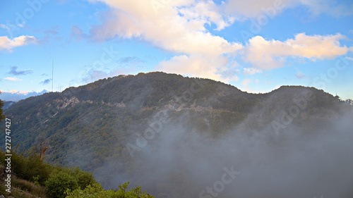 Landscapes off the Angeles crest highway a few miles from los angeless