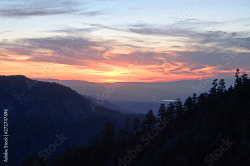 Landscapes off the Angeles crest highway a few miles from los angeless © JAMES