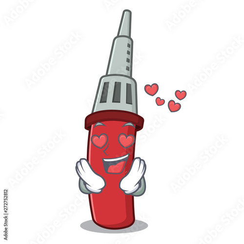 In love soldering iron in the character shape