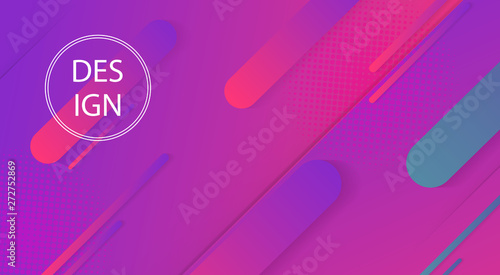 Violet abstract design with a variety of stripes of different shades