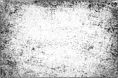Grunge background black and white. Vector texture of scratches, chips, cracks. Monochrome gloomy pattern of the old surface