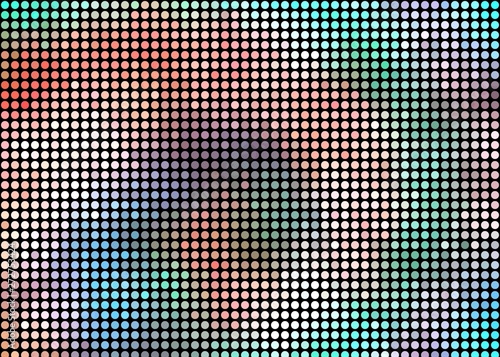 gradient color dot LED light style illustration background