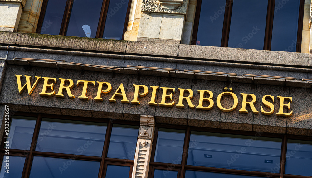 Obraz premium Wertpapierbörse