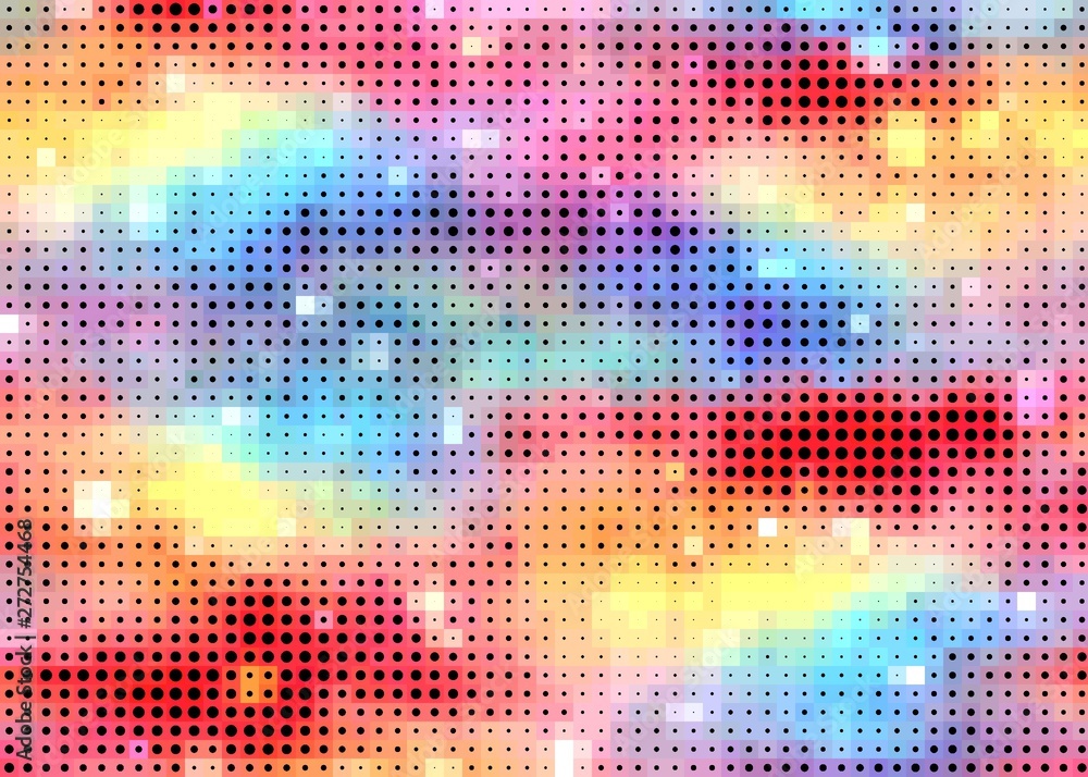 color dot perforate style abstract background