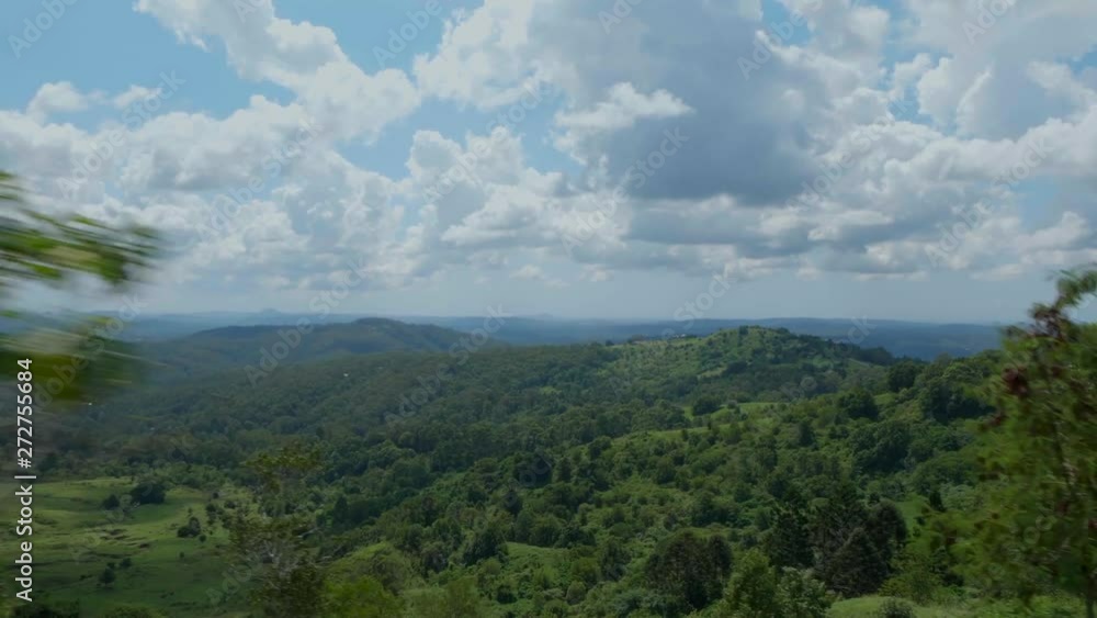 Hinterland view of rolling hills. Hinterland view of rolling hills.