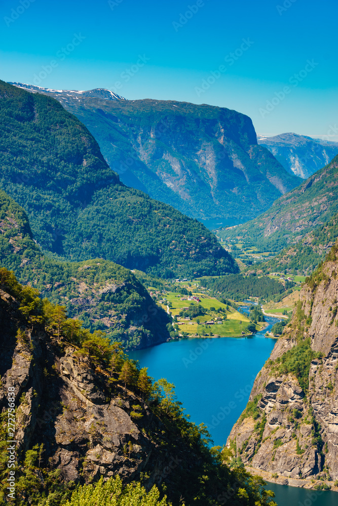 Lake Vassbygdevatnet in Norway Lake Vassbygdevatnet in Norway