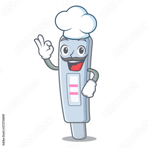 Chef test pack isolated in the cartoon