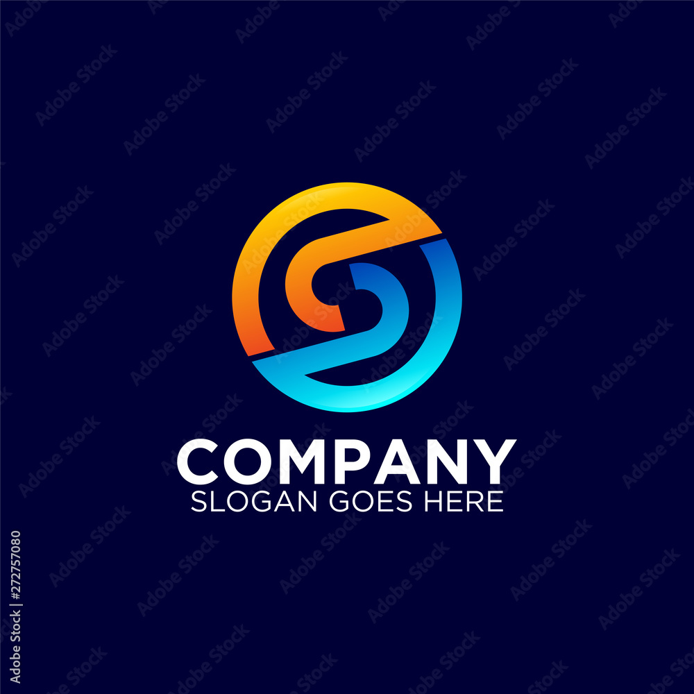 Abstract Ltter S Logo Design Template Abstract Ltter S Logo Design Template