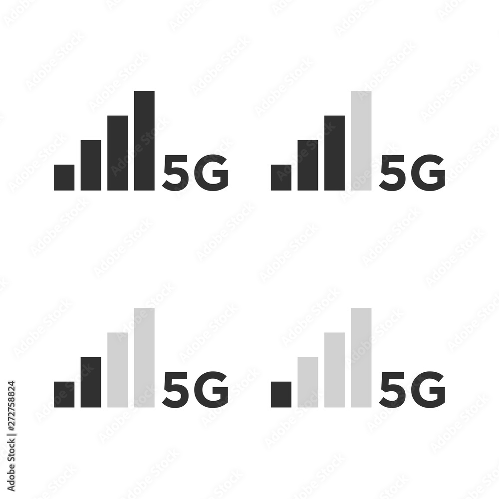 signal strength mobile phone system icons