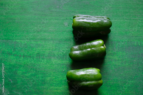 fresh green pepper for health