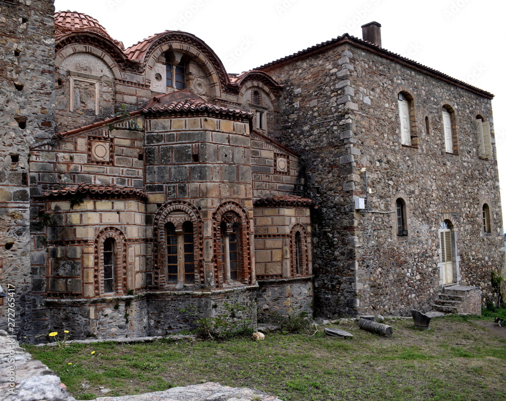 A Medieval church in the Greek Mediaval town of Mistras
