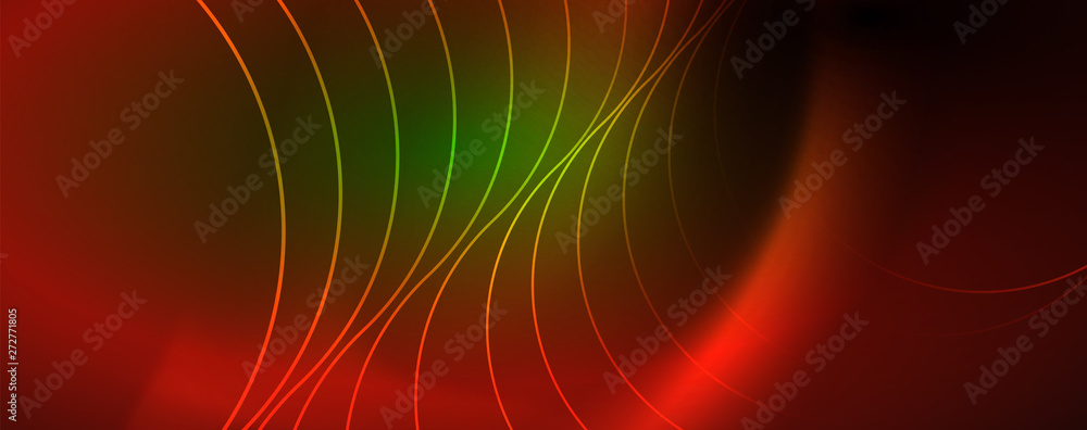 Shiny neon lines template - northern lights glowing blur lines. Futuristic style glow neon 80s disco club or night party techno template Shiny neon lines template - northern lights glowing blur lines. Futuristic style glow neon 80s disco club or night party techno template