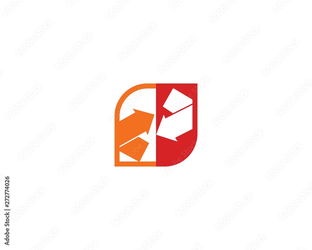 Arrow logo or recycle icon template vector design Arrow logo or recycle icon template vector design