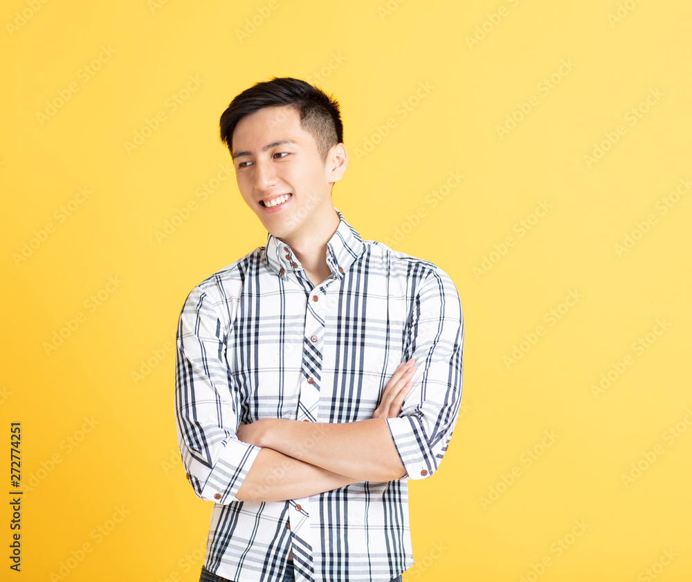 Portrait of young handsome man Portrait of young handsome man