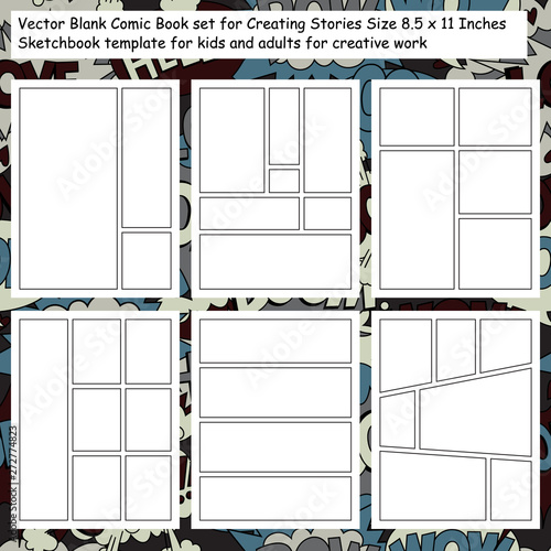 comic sketchbook pages