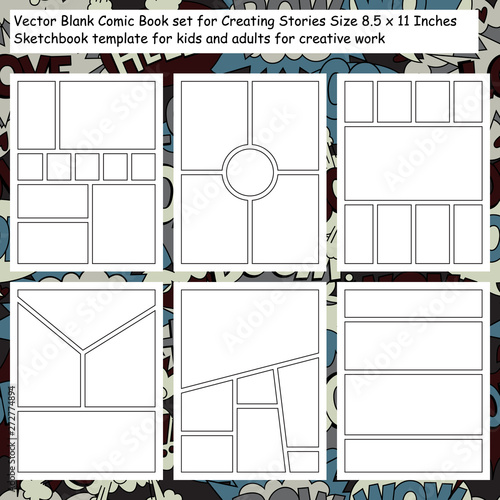 comic sketchbook pages