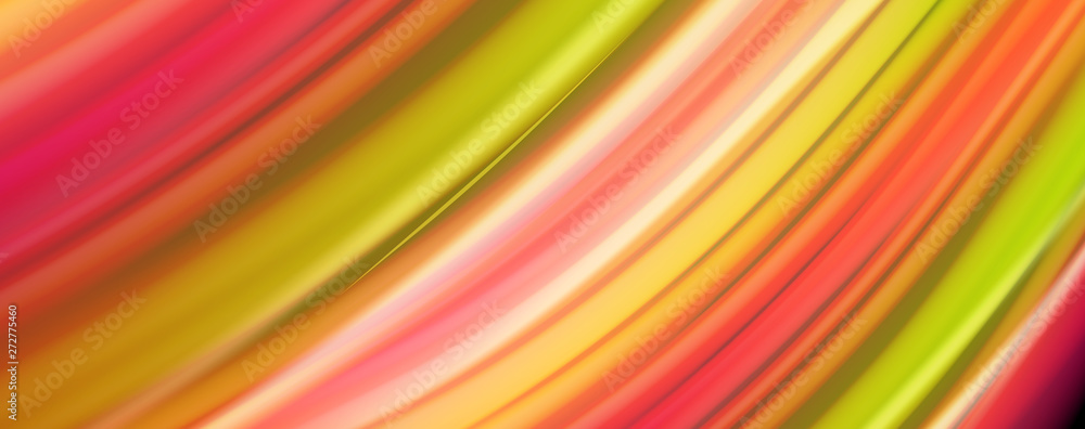 Abstract wave lines fluid rainbow style color stripes on black background. Artistic illustration for presentation, app wallpaper, banner or poster Abstract wave lines fluid rainbow style color stripes on black background. Artistic illustration for presentation, app wallpaper, banner or poster
