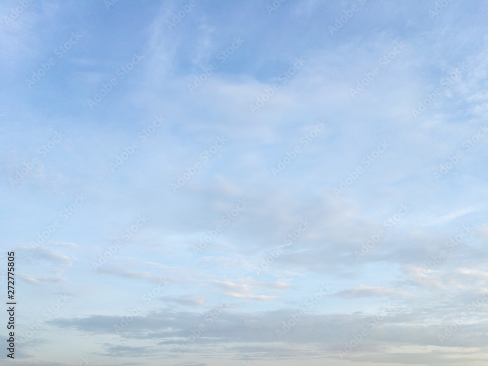 Obraz premium morning sky, blue sky with clouds