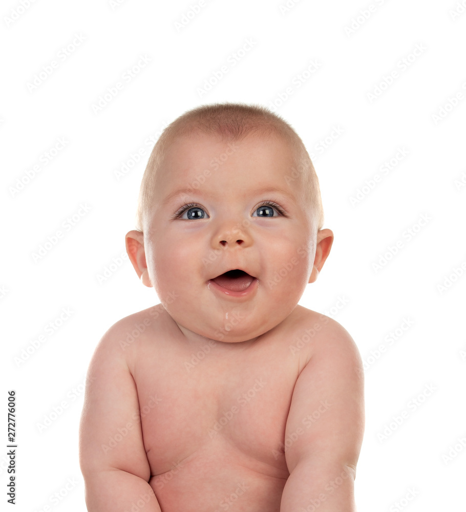 Portrait of a adorable baby five month old Portrait of a adorable baby five month old