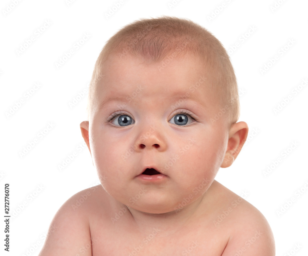 Portrait of a adorable baby five month old Portrait of a adorable baby five month old