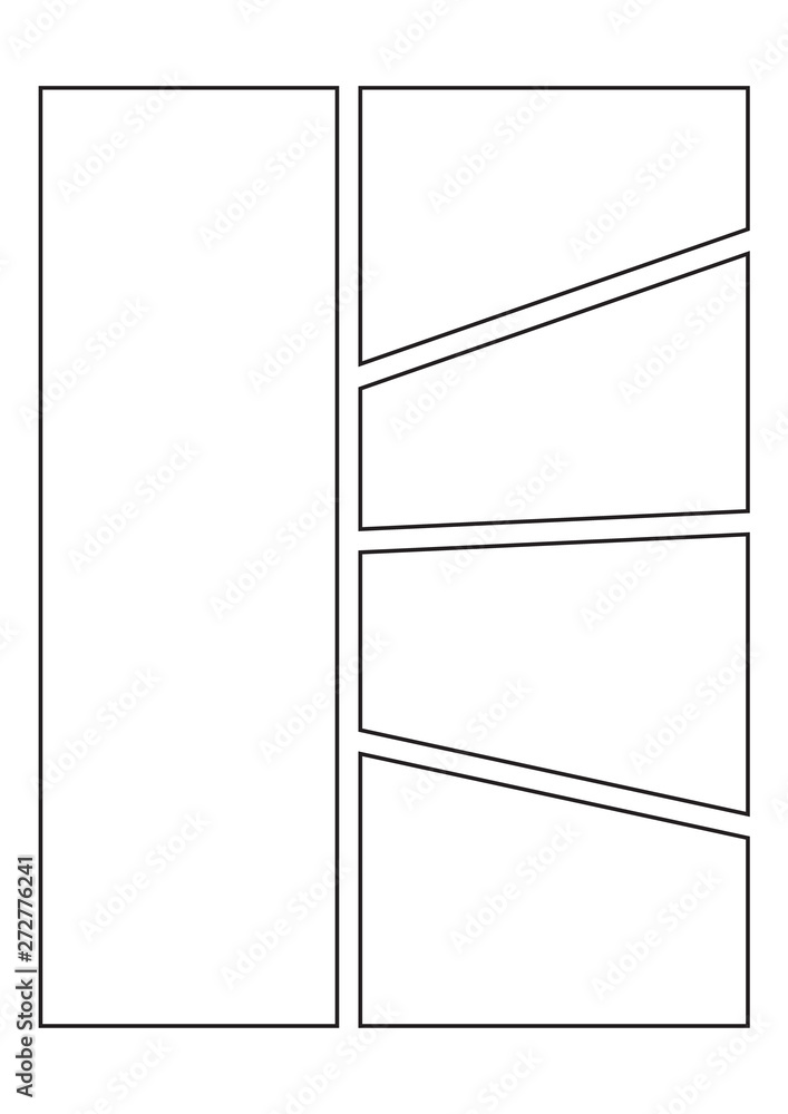 manga storyboard layout template for create the comic book manga storyboard layout template for create the comic book