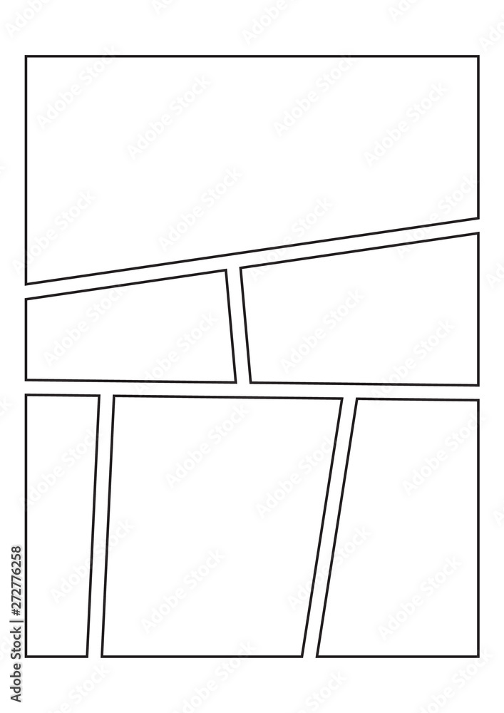 manga storyboard layout template for create the comic book manga storyboard layout template for create the comic book